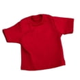 thumbnail image 3 of Disfraz de camiseta a escala 1/6, ropa en miniatura de manga corta para modelo de muñeca de 12", accesorio de figuras de acción masculinas y femeninas Rojo Hugo Figura manga corta, 3 of 9