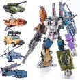 thumbnail image 2 of Figuras de acción 5 en 1 para niños, juguetes de transFormación, robot Predaking Devastator KO gt, modelo de Figura de acción, juguete de deFormación PT05 PT-05, 2 of 4