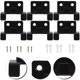 thumbnail image 1 of unbranded 6Jgo Soportes De Ajustables Para Pared Color Negro Para Colgar Y Baldosas Resistentes, 1 of 8