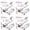 White 4PCS, variant on Space Model Toys Sets 7 PCS Space Shuttles Astronauts Satellite Figurine Toys Space Exploration Gifts For Boys Girls Kids One Size