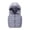 Grey, variant on Generic Kids Boys Girls Puffer Vest Sleeveless Hooded Winter Quilted Jacket Outerwear Kids Light Zip Up Down Coat Soft Warm Waistcoat