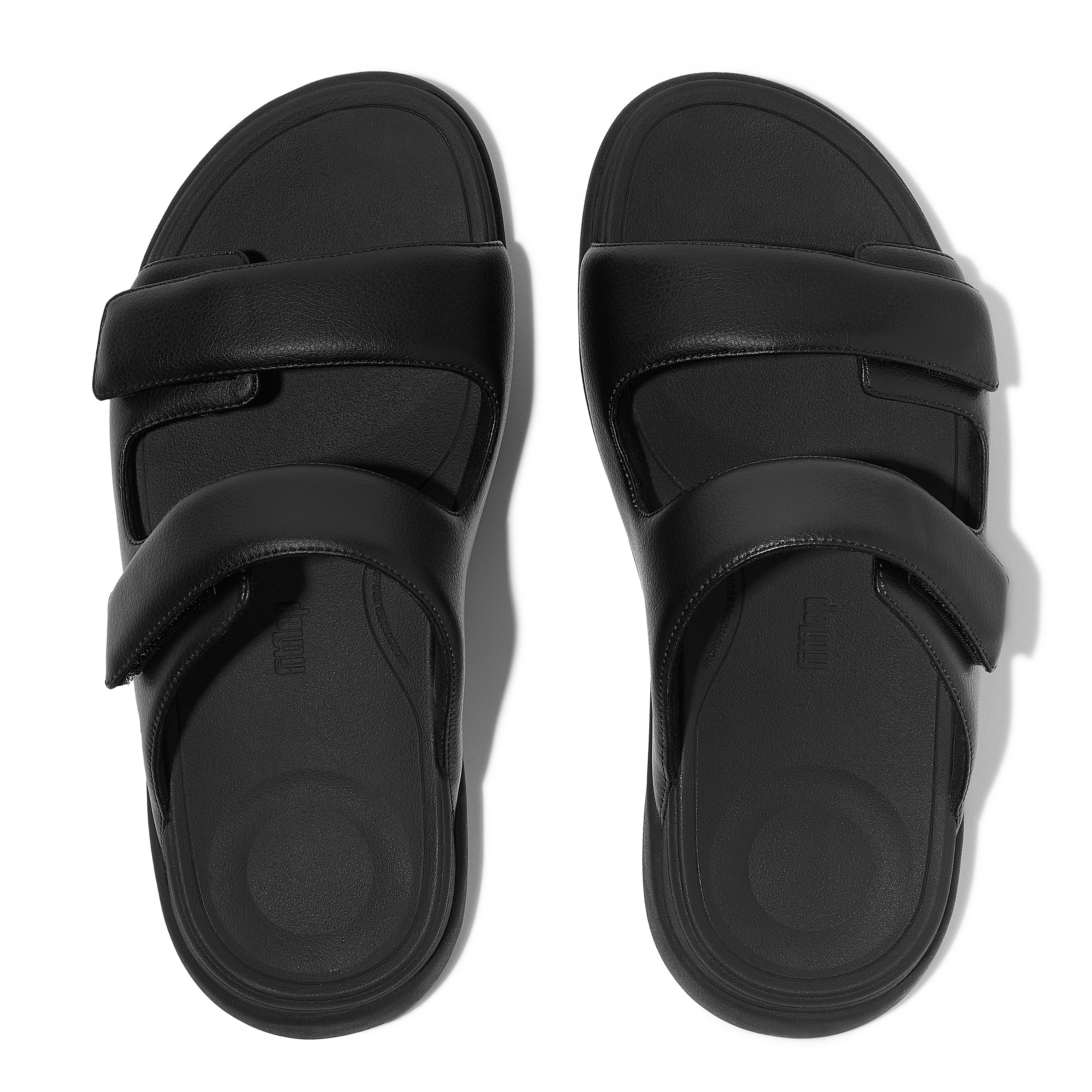 Fitflop Men's F-Mode Go Adjustable Two-Bar Slides