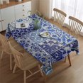 thumbnail image 2 of Rectangle Waterproof Tablecloth 60×84 Inch, Splicing Plaid Pattern Reusable Indoor/Outdoor Durable Table Cover for Party Kitchen Dinner Room Decor, 2 of 5