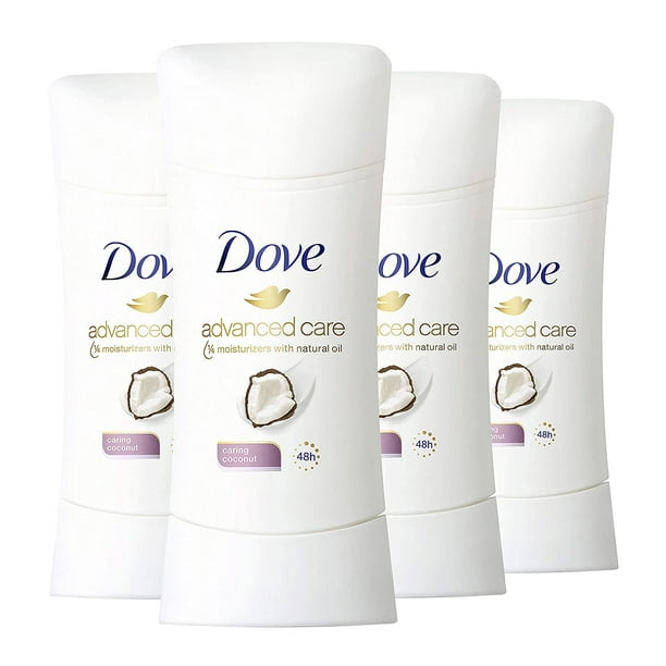 Ontdek Malaise Voel me slecht Dove Advanced Care Antiperspirant Deodorant Stick for Women, Caring  Coconut, for 48 Hour Protection And Soft And Comfortable Underarms, 2.6 oz,  4 Count - Walmart.com