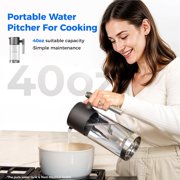 Waterdrop WD-A2 Countertop Reverse Osmosis System, Hot and Cold RO System, Portable Pure Water Tank, Bottleless Water Cooler, 6 Temperature Settings, Hot Cold Room Water, 3:1 Pure to Drain