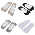 thumbnail image 1 of Calcetines Tabi de corte bajo para mujer Fernando 4 pares antideslizantes transpirables, 1 of 8