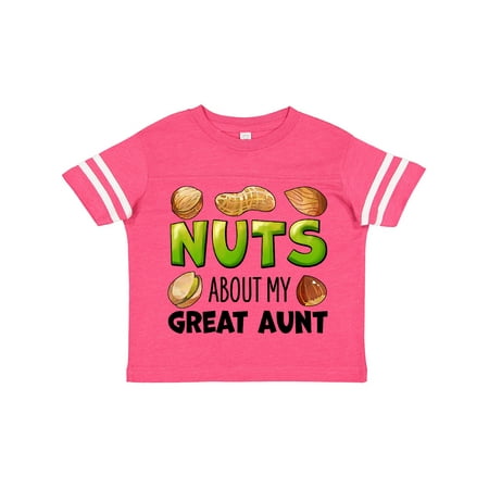

Inktastic Nuts About My Great Aunt Peanut Almond Pistachio Boys or Girls Toddler T-Shirt