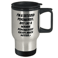 thumbnail image 2 of Funny Psychiatrist Travel Mug Gifts from Friends to Birthday Psychiatrist, 2 of 4