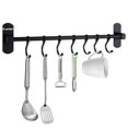 thumbnail image 4 of Barra de gancho de cocina de 1 pieza sin taladrar, barra de cocina autoadhesiva, 4 of 6