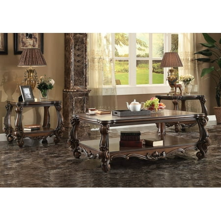Simple Relax 1perfectchoice Versailles 3pcs Cherry Oak Coffee Table Simple Relax 1perfectchoice Versailles 3pcs Cherry Oak Coffee Table Set
