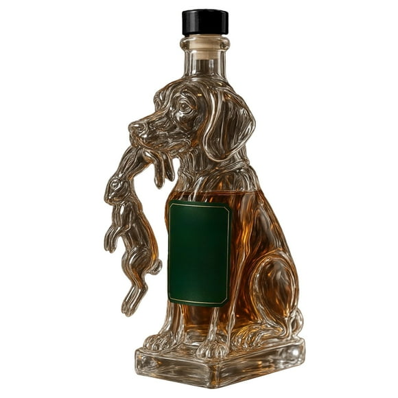 Wine Bottle Glass News Wine Bottle Whisky Bottle High Borosilicate Glass Handicraft Wine Bottle Animal Wine Bottle