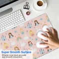 thumbnail image 4 of Long Mouse Pads for Desk,Colorful Princess Swan Pattern Desk Mats on Top Of Desks, Desk Mouse Pad Extra Large with 3mm Non-Slip Base and Stitched Edge for Gaming,Office,Work,Home 31.5"x11.8", 4 of 6