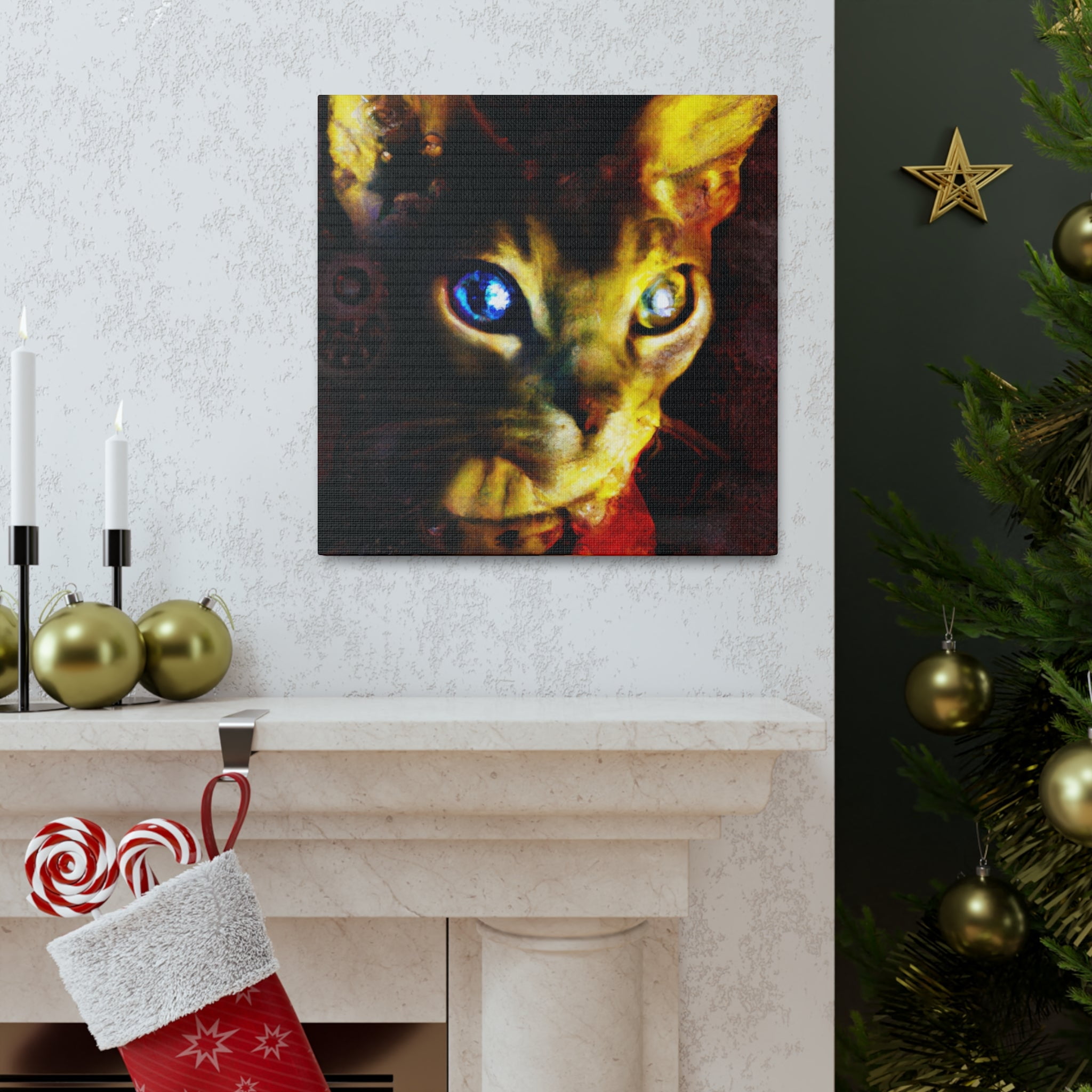 "Abyssinian Steampunk Dream" - Canvas