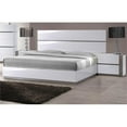 thumbnail image 2 of Milan Valencia Modern Gloss White & Grey 5-Piece Queen-Size Bedroom Set, 2 of 11