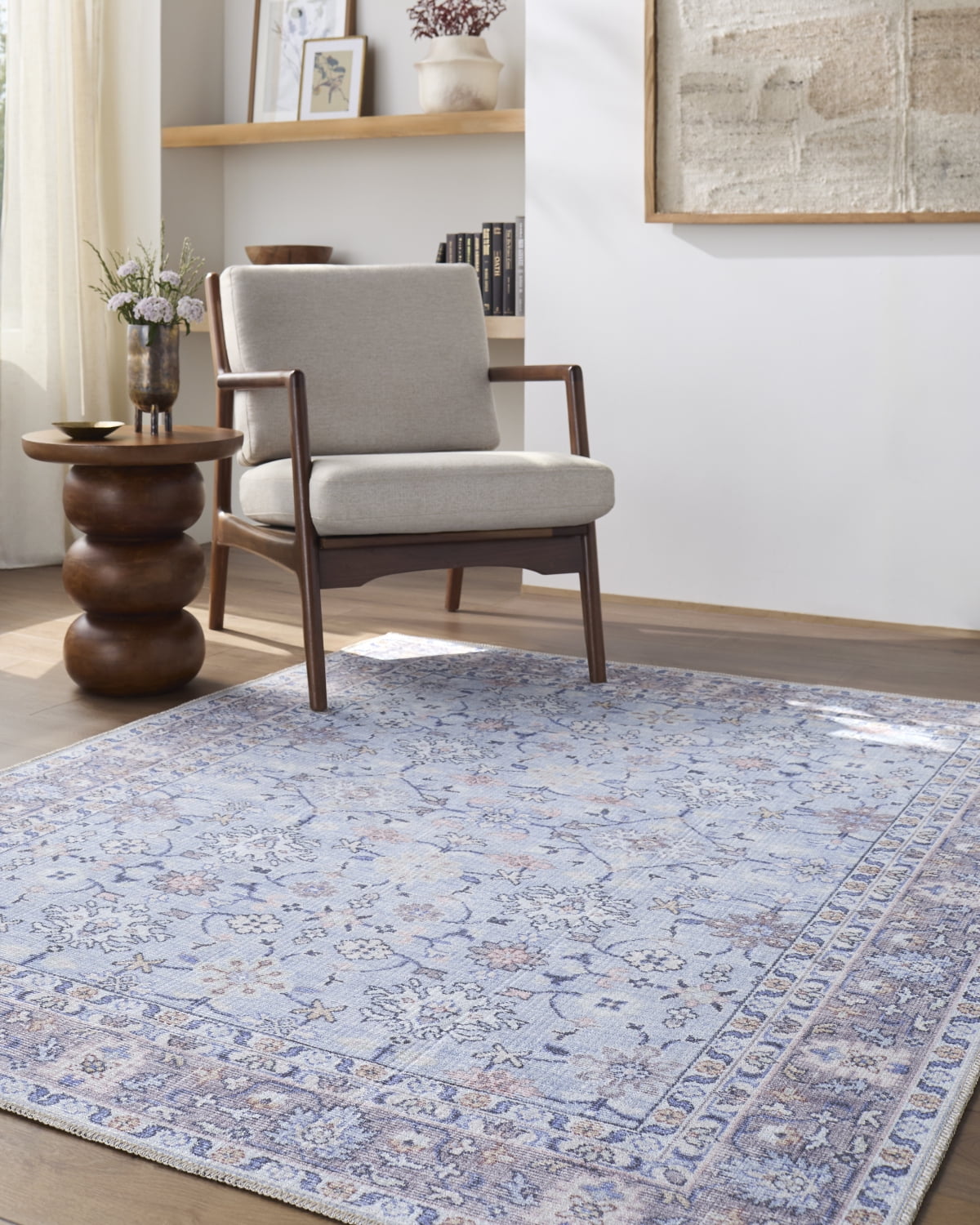 My Texas House Back to Campus Nova 5'3" x 7' Washable Area Rug