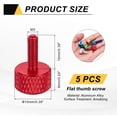 thumbnail image 2 of 5 Pcs Vis à Pouce Plates M3x10mm pour Cartes Graphiques, Rouge, 2 of 6