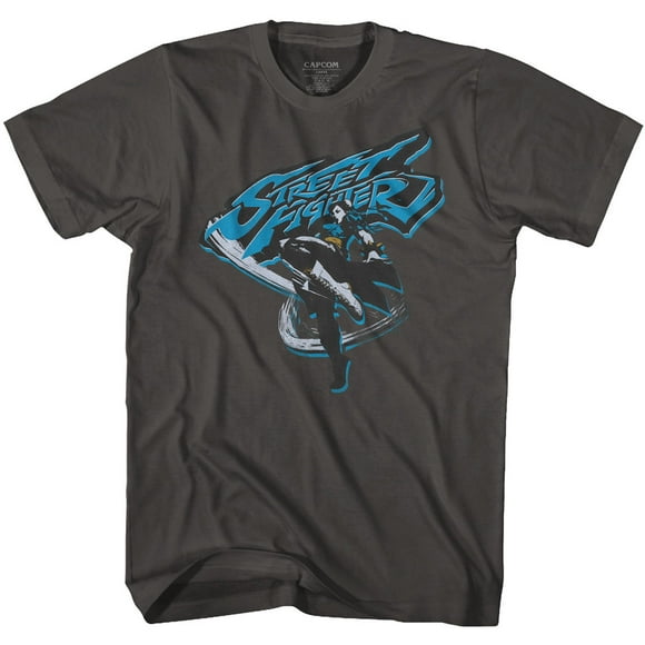 Street Fighter Chun-Li Smoke Adult T-Shirt