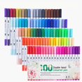 thumbnail image 1 of Rotuladores acrílicos, rotuladores de punta de fieltro impermeables permanentes de 48 colores para pintar piedras, álbum de fotos Diy, bolígrafos acrílicos de plástico kaili Sencillez, 1 of 5