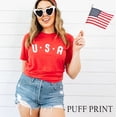 thumbnail image 5 of USA Puff Graphic Plus Short sleeve T-Shirt, 5 of 7