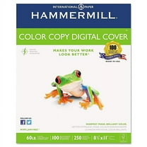 Hammermill Paper, Color Copy Digital Cover, 60 lbs., 8.5 x 11, 100 Bright, 250 Sheets / 1 Pack(122549R), Made in the USA (2)