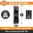 thumbnail image 4 of Pet Products - Condominio para gato, multitorio con clase, color gris, 5 pisos, 4 of 9