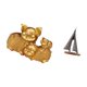 thumbnail image 5 of Figura de escritorio,Figura de cerdo de la suerte para decoración de escritorio de oficina y hogar,Escultura de velero,Estatua de velero Decoración de velero Barco de vela,Figura de velero, 5 of 8