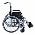 thumbnail image 2 of Silla de ruedas ultraligera Karman Healthcare LT-980 de 11 kg con reposapiés extraíble, color plateado, asiento de 45,7 x 40,6 cm, 2 of 3