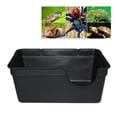 thumbnail image 3 of Small Reptiles Pets Toys Gecko Snake Shelter House Food Water Bowl Cave Climbing Box, 3 of 8