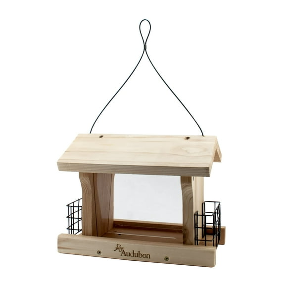 Comedero para pájaros silvestres Woodlink NARANCH3, cedro, 30 cm, grande