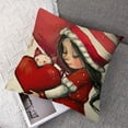 thumbnail image 7 of nygtbtfer Valentines Day Pillow Set of 2Valentines Day Decor for Home Love Heart Gnomes Pillows Decorative Throw Pillows Valentines Day Decorations White, 7 of 7