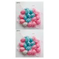thumbnail image 2 of Wosthever 18 Uds. De huevos de Pascua, cáscara de huevo falsa de plástico, simulación decorativa, adorno colgante, accesorio de fiesta de juguete, bolsa No.03 2piezas Wosthever CBP045826, 2 of 6