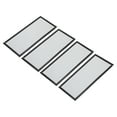 thumbnail image 1 of 4Pcs Cubiertas de Ventilación de Piso, Pantalla de Ventilación Magnética de Registro de Piso de 12"x5.5", Blanca, 1 of 5