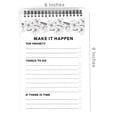 thumbnail image 2 of Inkdotpot To Do List Notepad 6 X 9 Paper Stationery, Classic White Floral To Do List Spiral Notepad Daily Checklist- Motivational Organizer Planner List Pad- Notepad Tear Off (50 Sheets), 2 of 5