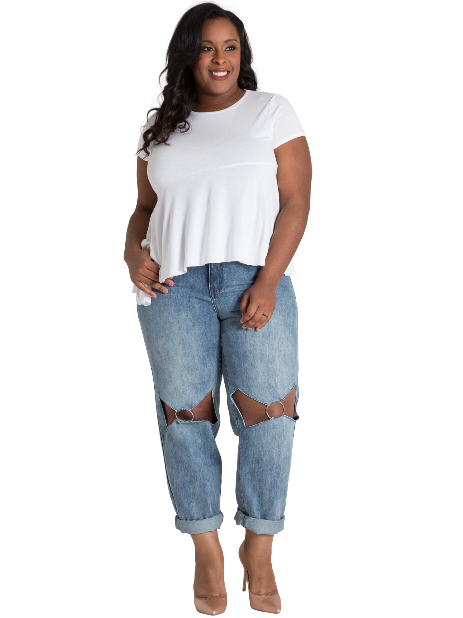 o ring cut out jeans
