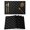 Black, variant on Black Halloween Placemats Set of 1 Checkered Bat Bow Place Mats Indoor Wipeable Table Mats Washable Cloth Dining Table Placemats for Kitchen Holiday Party Home Decor 13x19 Inch