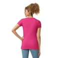 thumbnail image 2 of Gildan Womens Softstyle Plain Ringspun Cotton Fitted T-Shirt, 2 of 4