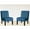 Blue, variant on Grey Mid Century Modern Accent Chairs | Luxurious Seating, Multiple Color Options | Living Room Ambiance