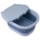 thumbnail image 2 of Bañera de Lavabo de Remojo de Pie Plegable de Plástico con Tapa de Hipopótamo para Niños, en Casa Tratamiento de Spa Azul Macarena Cuenca de baño de pie plegable, 2 of 8