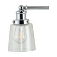 thumbnail image 4 of JONATHAN Y Beverly 22.5" 3-Light Iron/Seeded Glass Classic Cottage LED Vanity Light, Chrome, 4 of 6