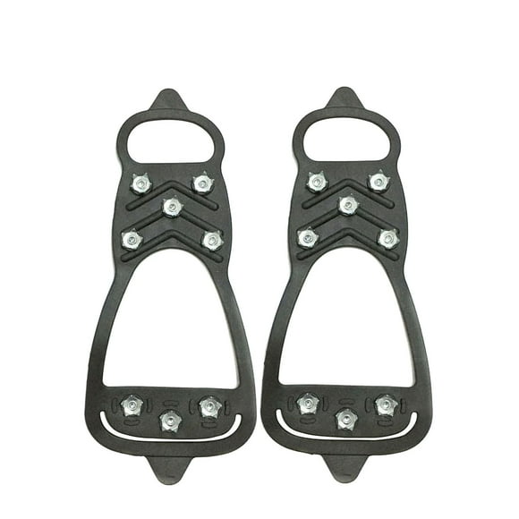 Shoe Spikes for Snow and Ice,Outdoor 8-Tooth Crampons Snow Non-Slip Shoe Cover Ice and Snow Wear Snow Shoe Spikes,Spikes for Shoes,Spikes for Shoes on Ice,Crampons for Shoes