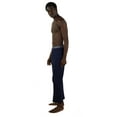 thumbnail image 2 of Members Only Men's Flannel Sleep Pant 100% Cotton Woven for Men - Navy- Medium, 2 of 3