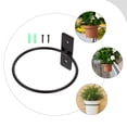 thumbnail image 1 of WEUVEB 1Jgo Soporte De Pared Para Plantas En Hierro Negro Duradero Con Accesorios Para Montaje Sencillo, 1 of 8