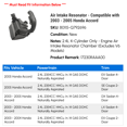 thumbnail image 2 of Air Intake Resonator - Compatible with 2003 - 2005 Honda Accord 2004, 2 of 5