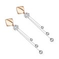 thumbnail image 1 of QualitChoice Zircon Earring Long Tassel Beads Crystal Dangle Earring Women Ear Jewelry with Gradient Color, 1 of 6