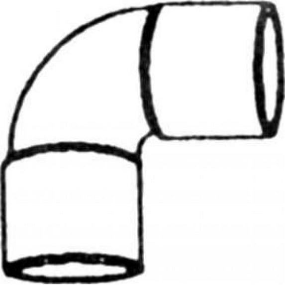 American Imaginations AI-35303 3 x 3 in. Elbow 90 Elbow - Wrot, Copper