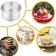 thumbnail image 5 of Juego 8 Moldes para Pasteles Pequeños 4 Pulgadas, Moldes para Pasteles Redondos para Hornear, Latas, Utensilios para Hornear para Mini Pastel, Pizza, Quiche, No Tóxico Y Saludable, 5 of 5