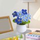 thumbnail image 1 of Crochet Flowers Artificial Potted Plants For Office Desk Car Dashboard Decor Gifts For Women Handmade Knitted Flowers Home Decoration, 1 of 6
