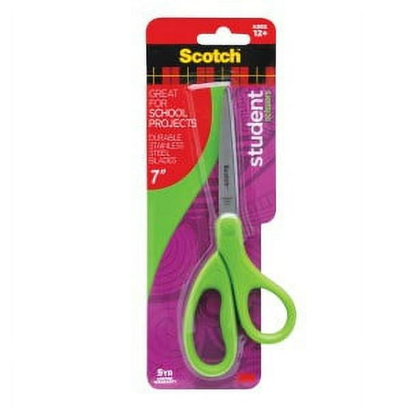 Scotch 7" Student Scissors, 1407S-MIX, 6/inner, 6 inners/case, 36/1
