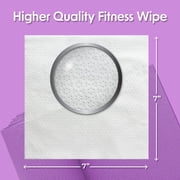 Wipex Gym Wipes for Fitness Equipment Cleaning, Lavender & Vinegar, 75 Count Canisters (4 Pack)