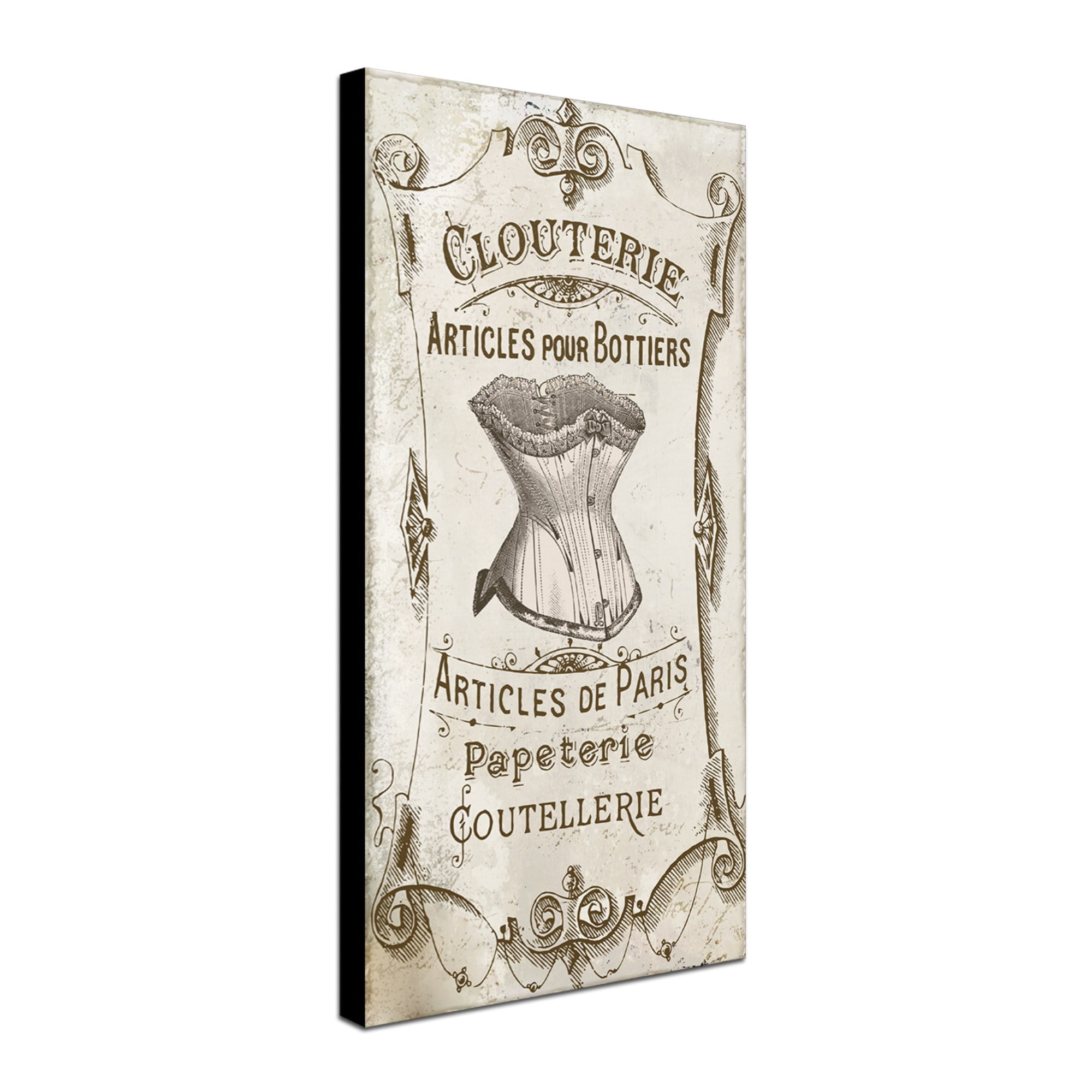 Trademark Fine Art "Signes Francais III" Canvas Art by Color Bakery